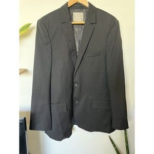 Everlane Men's Black Wool Blazer, 42R, EUC